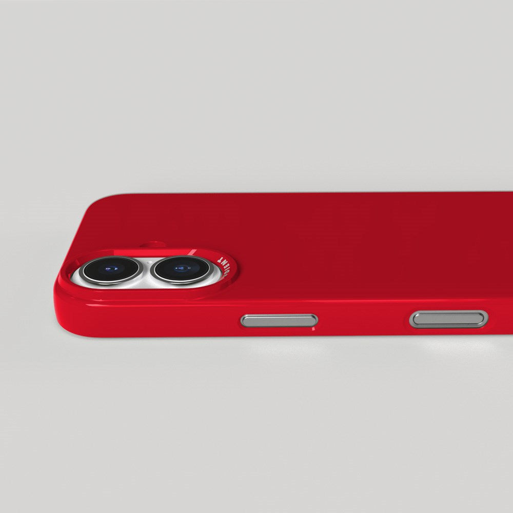 iPhone 16 Nudient Thin Case Skal - MagSafe-kompatibelt - Cherry Red Gloss