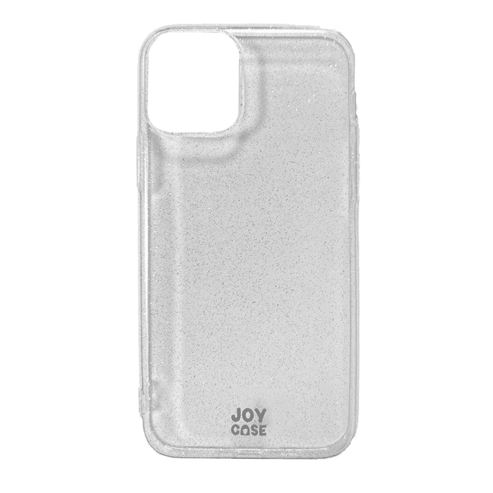 iPhone 11 Pro Joy Case Flexibelt Plast Skal med Glitter - Genomskinlig / Silver