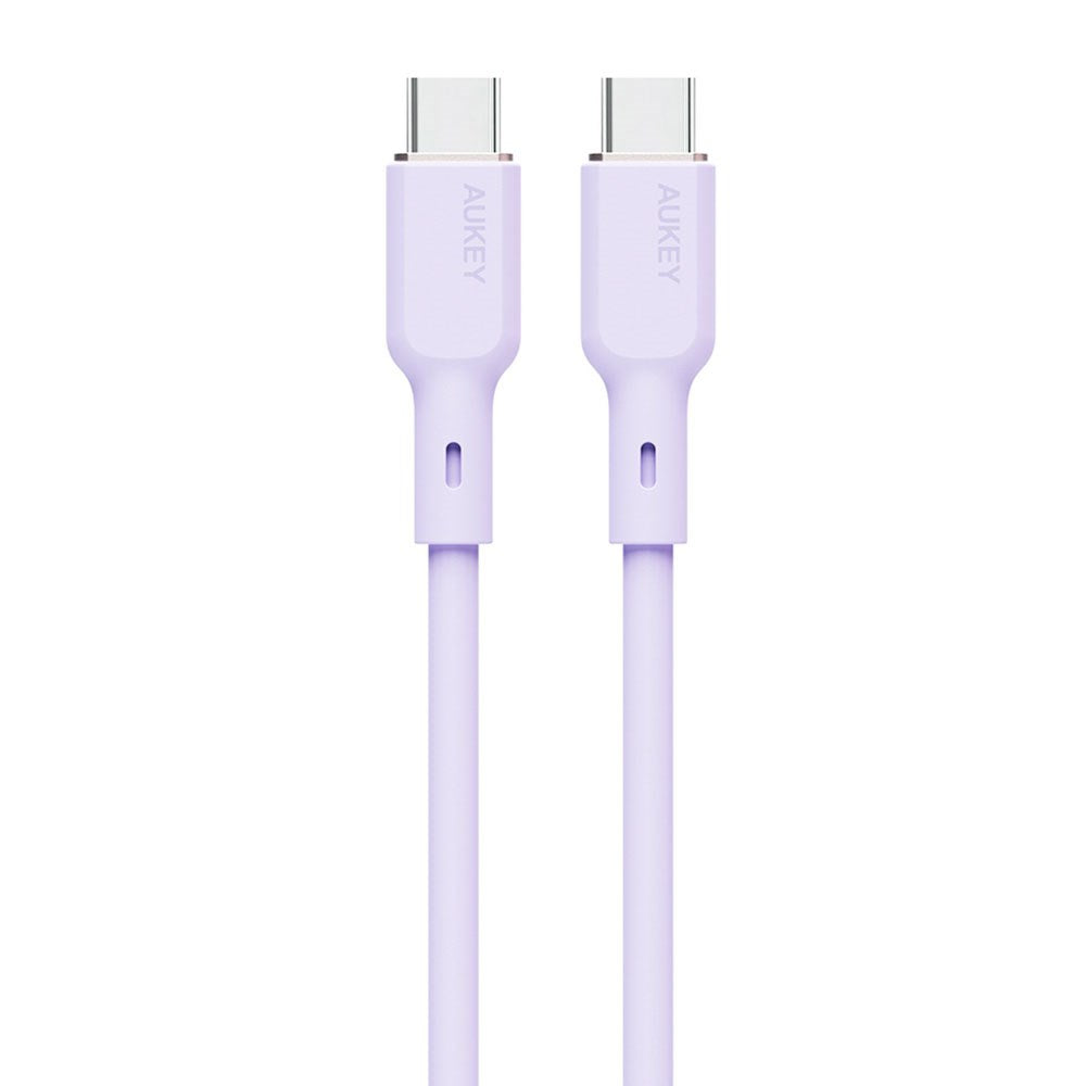 Aukey CB-SCC101 100W USB-C till USB-C-Kabel - 1m - Lila
