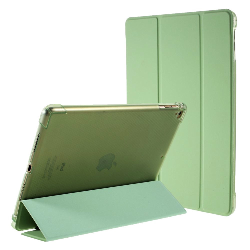 iPad 9.7" (2018 / 2017) / iPad Air / iPad Air 2 Tri-fold Fodral med Apple Pencil Hållare - Grön