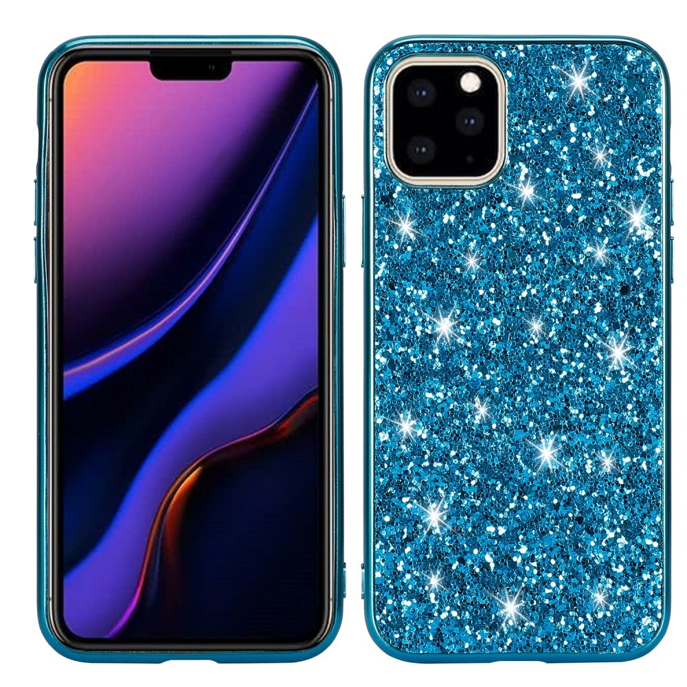 EIDERWOOD iPhone 11 Pro Max Glitter Hybrid Skal - Blå