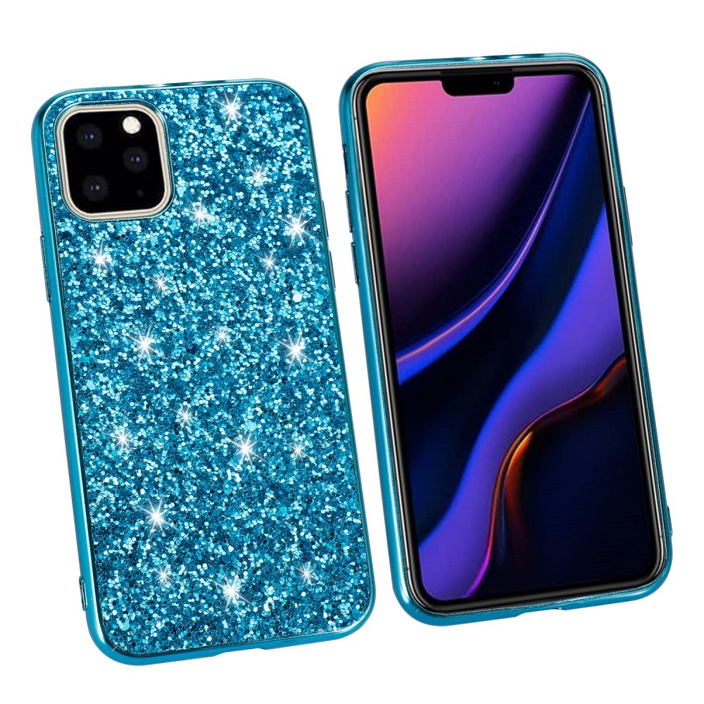 EIDERWOOD iPhone 11 Pro Max Glitter Hybrid Skal - Blå