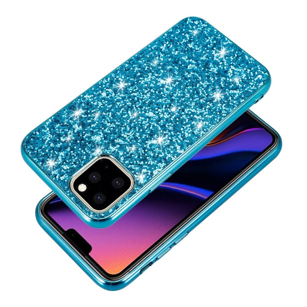 EIDERWOOD iPhone 11 Pro Max Glitter Hybrid Skal - Blå
