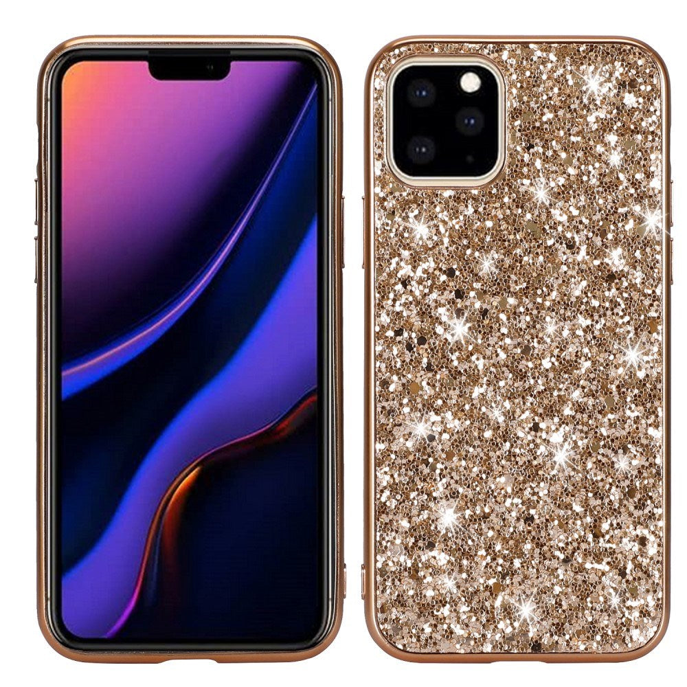 EIDERWOOD iPhone 11 Pro Max Glitter Hybrid Skal - Guld