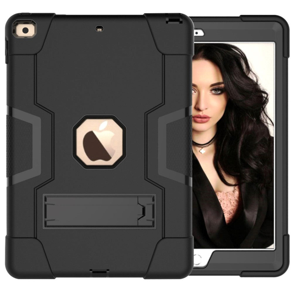 iPad 10.2" (2021 / 2020 / 2019) Tåligt Skal med Stativfunktion - Svart
