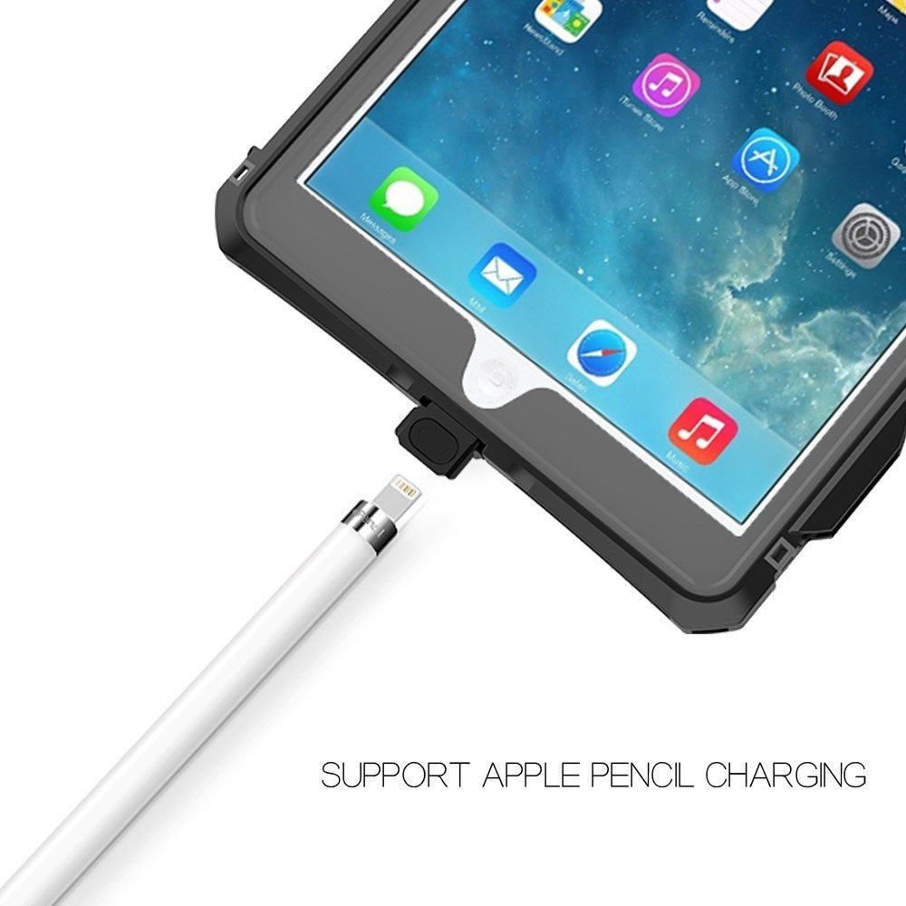iPad 10.2" (2021/2020/2019) EIDERWOOD Vattentätt Fodral - Svart / Genomskinlig