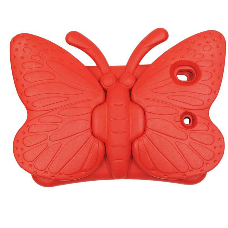 EIDERWOOD iPad 10.2" (2021 / 2020 / 2019) - Butterfly Super 360 Degree Position Skal - Röd