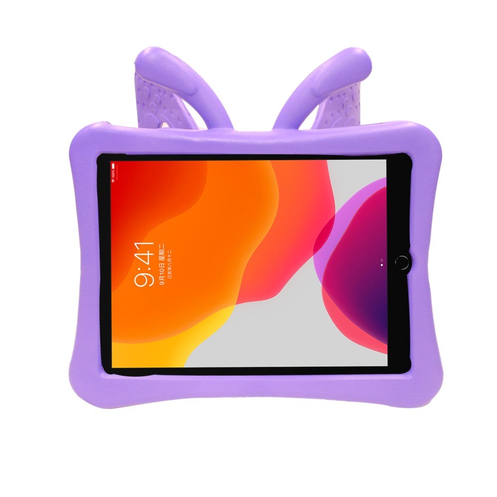 EIDERWOOD iPad 10.2" (2021 / 2020 / 2019) - Butterfly Super 360 Degree Position Skal - Lila