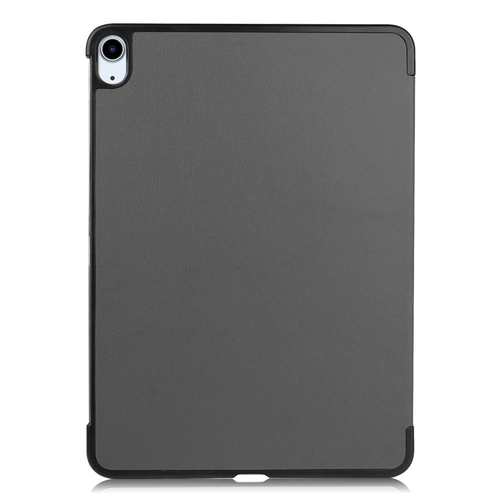 EIDERWOOD iPad Air 10.9-11" (2025-2020) Tri-fold Fodral Litchi-textur - Grå