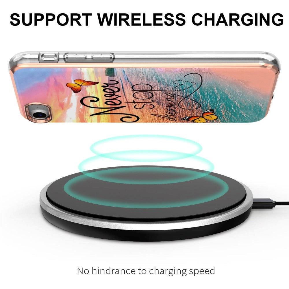 iPhone SE (2022/2020) / 8 / 7 Skal Hybridplast - Never Stop Dreaming