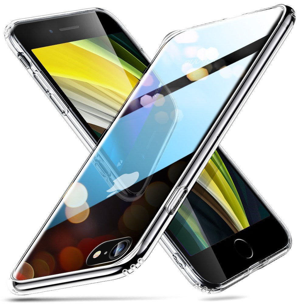 iPhone SE (2022 / 2020) / 8 / 7 ESR Flexibelt Plast Skal - Genomskinlig