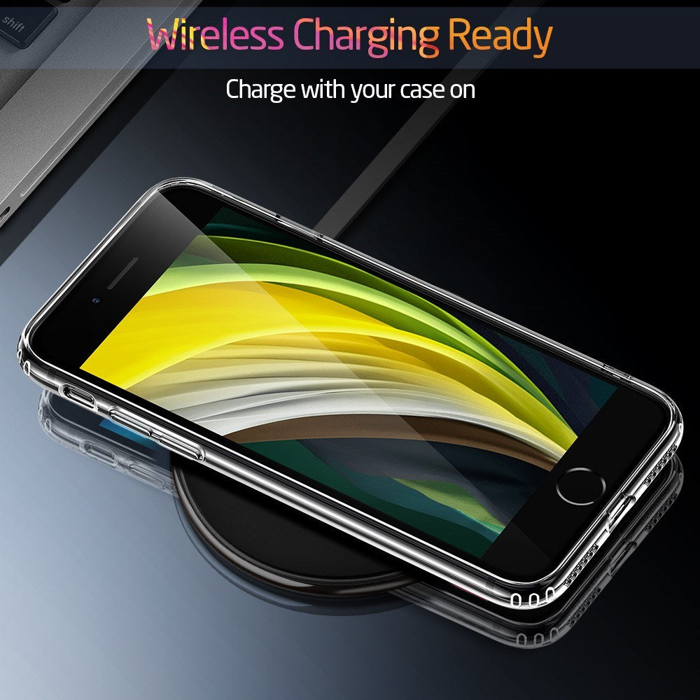 iPhone SE (2022 / 2020) / 8 / 7 ESR Flexibelt Plast Skal - Genomskinlig