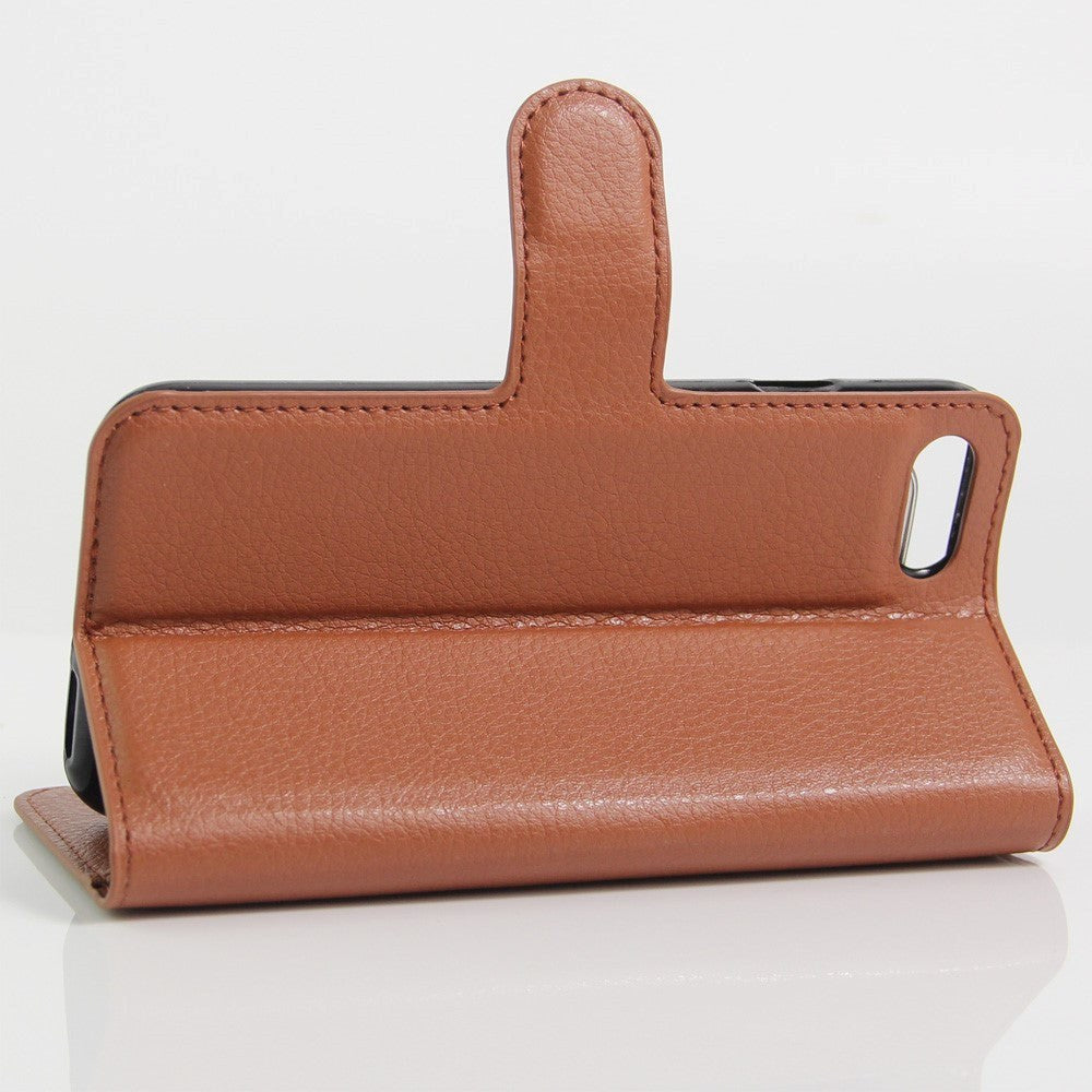 iPhone SE (2022/2020) / 8 / 7 Plånboksfodral Läder - Brun