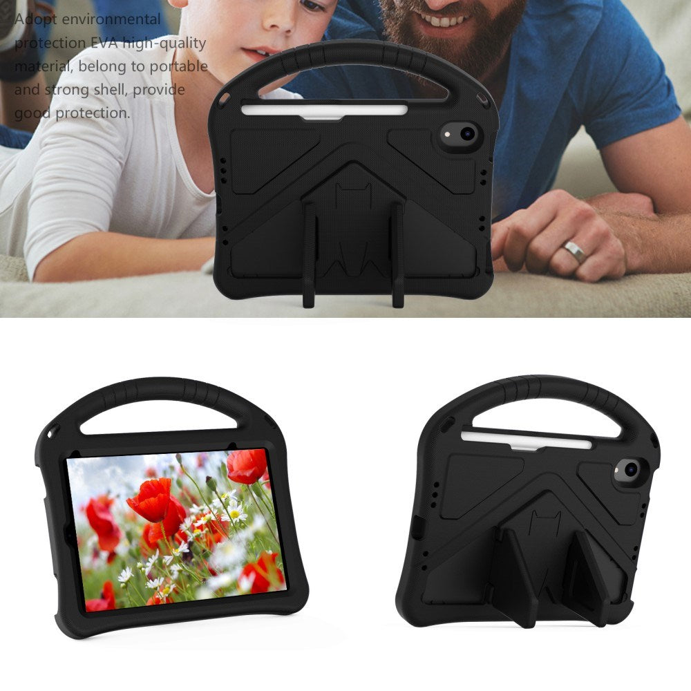 EIDERWOOD iPad mini (2024) / mini (2021) Barnskal med Kickstand - Svart