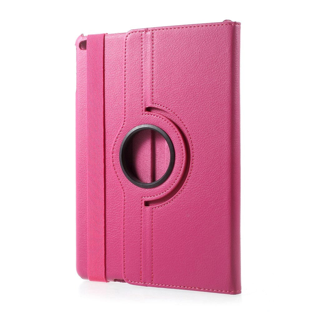 iPad 9.7" (2018 / 2017) / iPad Air / iPad Air 2 Lichi Fodral med 360 Graders Stativ - Rosa