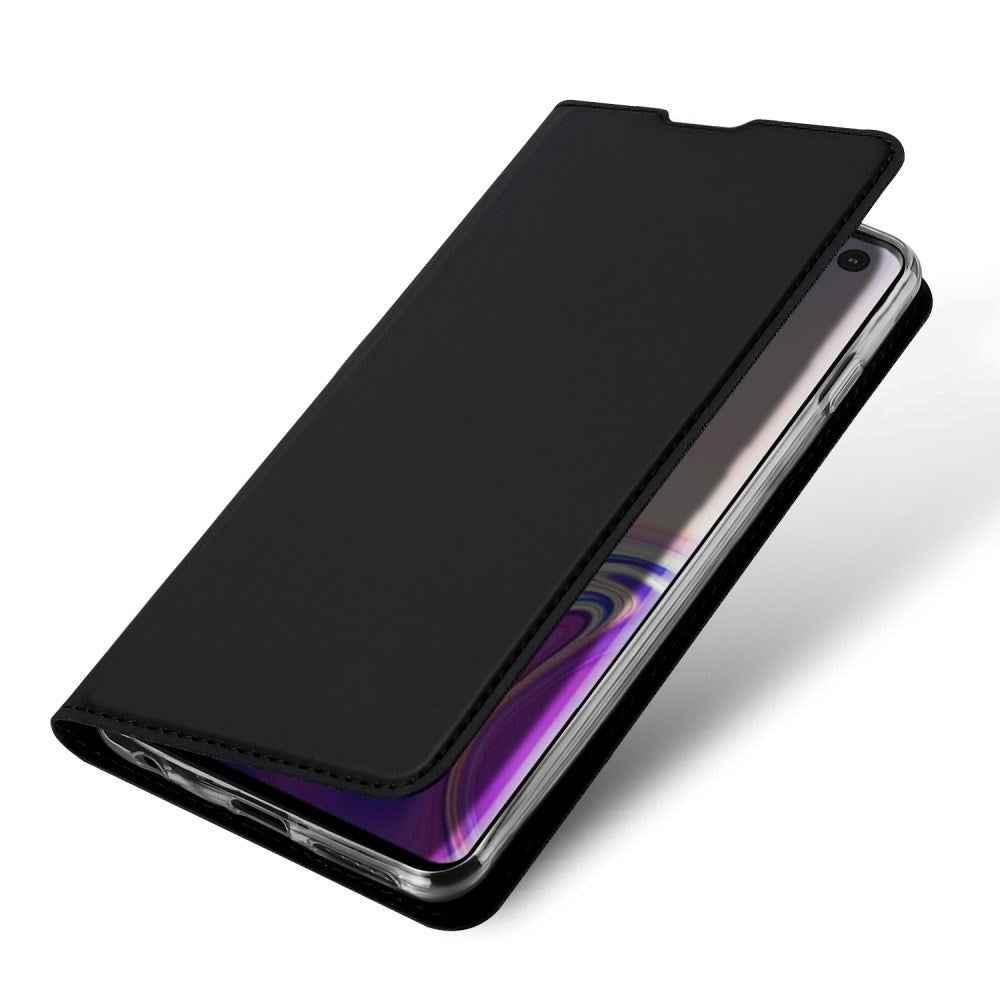 Samsung Galaxy S10 DUX DUCIS Plånboksfodral Läder - Svart