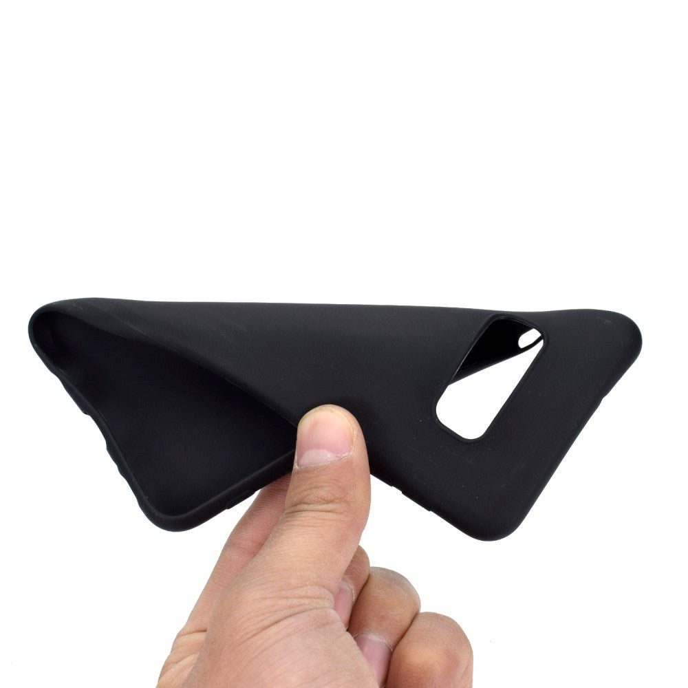 Samsung Galaxy S10e Flexibel Plast Skal - Mattsvart