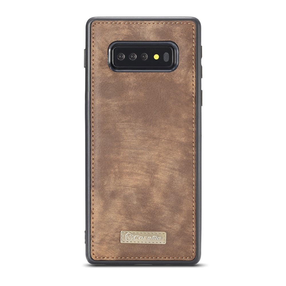 Samsung Galaxy S10+ (plus) CASEME 2-i-1 Plånboksfodral - Brun