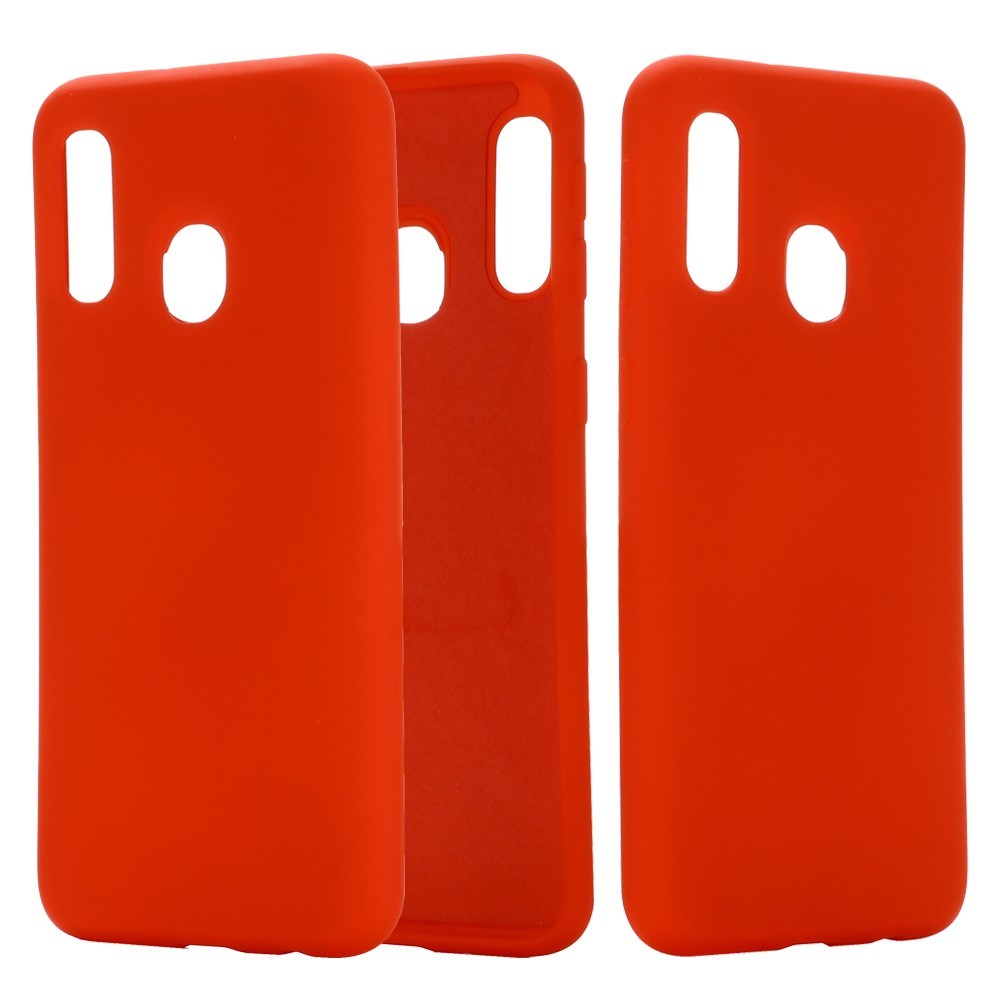 EIDERWOOD Samsung Galaxy A40 Silikon Skal - Röd
