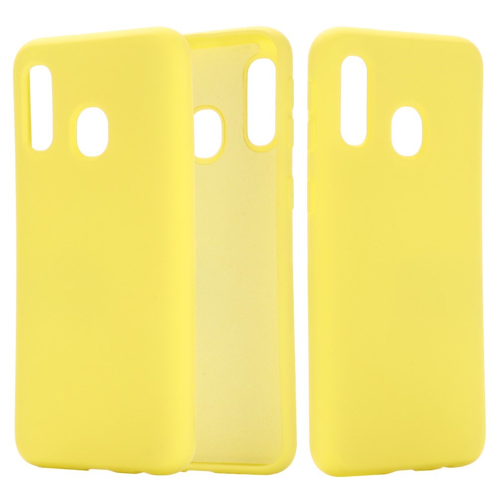 EIDERWOOD Samsung Galaxy A40 Silikon Skal - Gul