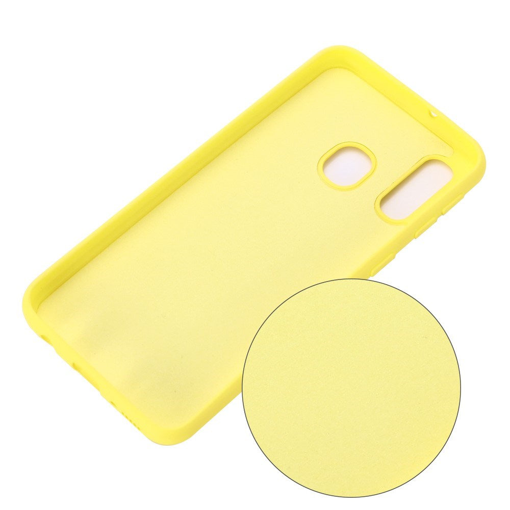 EIDERWOOD Samsung Galaxy A40 Silikon Skal - Gul
