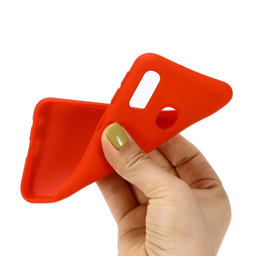 EIDERWOOD Samsung Galaxy A20e Silikon Skal - Röd