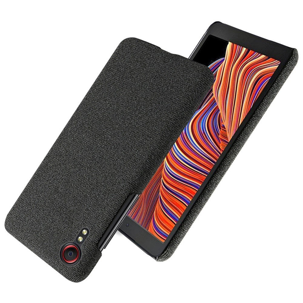 EIDERWOOD Samsung Galaxy Xcover 5 Tygbelagt Plast Skal - Svart