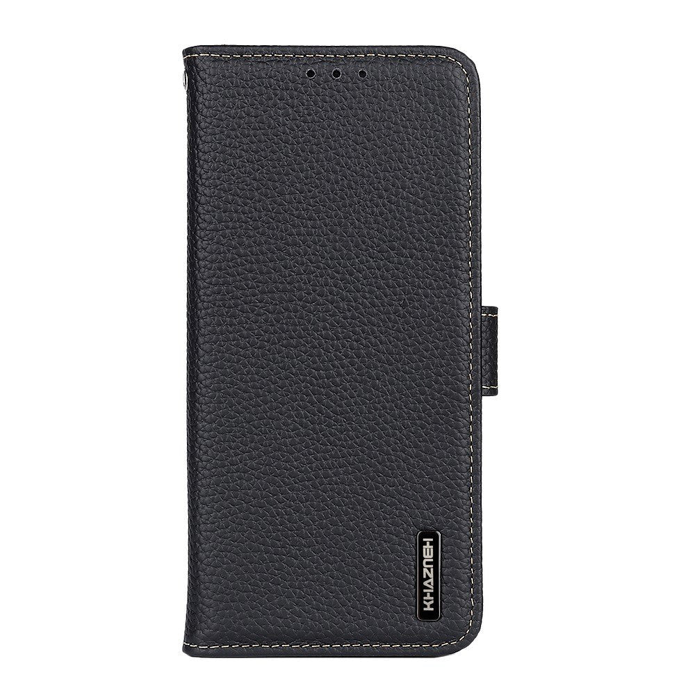 Samsung Galaxy A03S KHAZNEH Leather Wallet Case - Svart