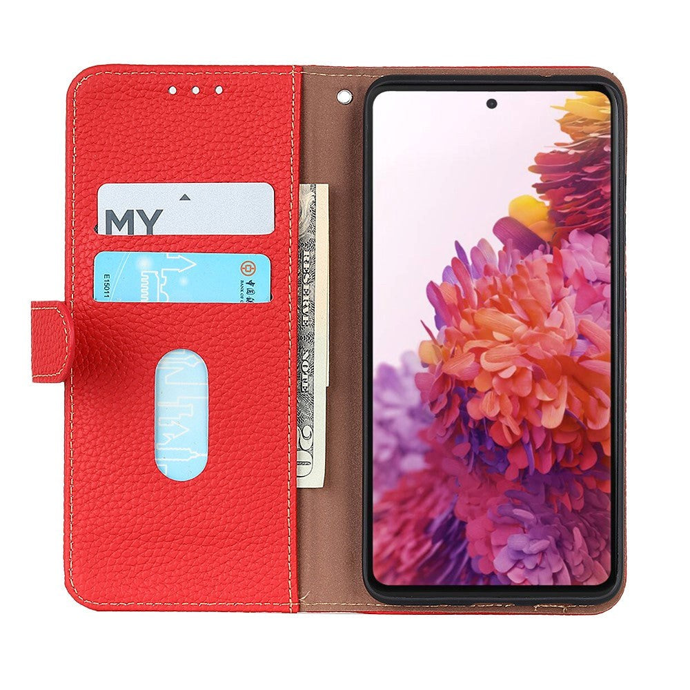 Samsung Galaxy A03S KHAZNEH Leather Wallet Case - Red