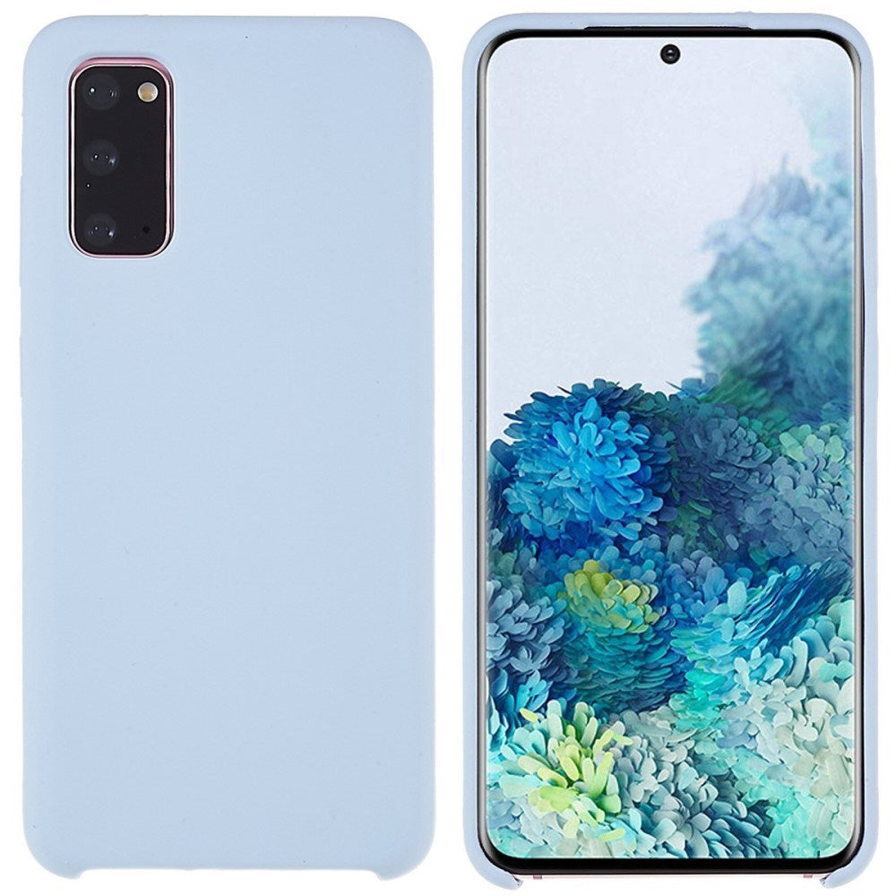 EIDERWOOD Samsung Galaxy S20 Fodrat Silikon Skal - Ljusblå