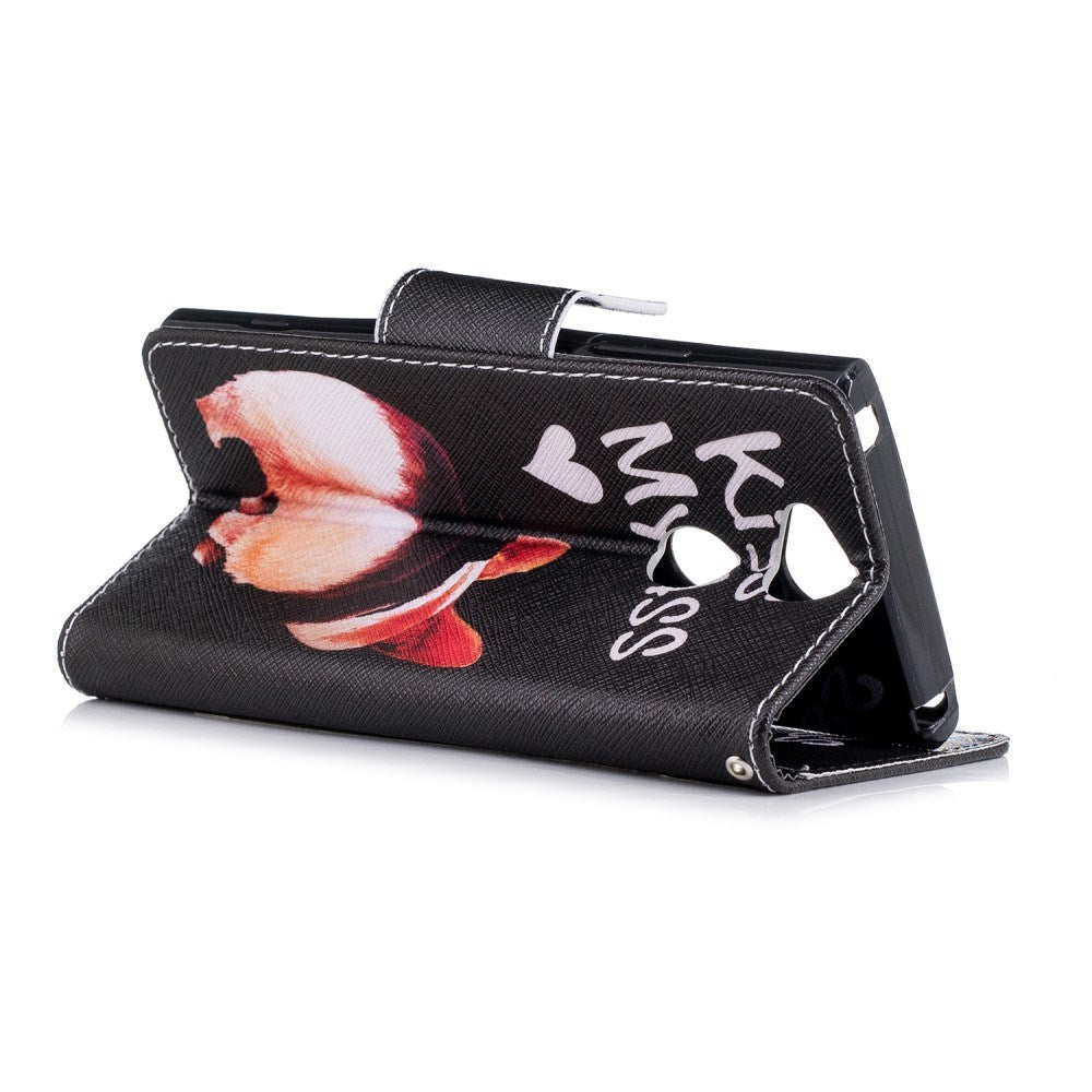 Sony Xperia XA2 Plånboksfodral PU-läder - Kiss