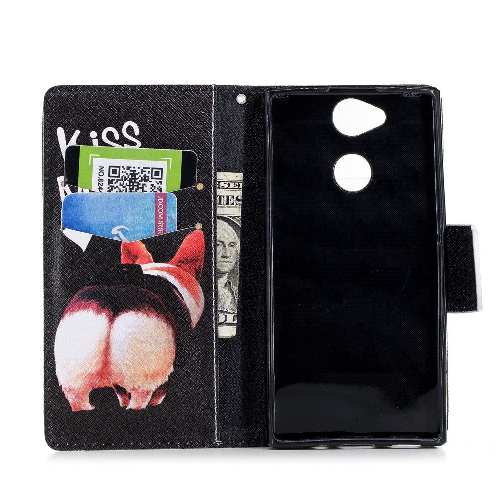 Sony Xperia XA2 Plånboksfodral PU-läder - Kiss