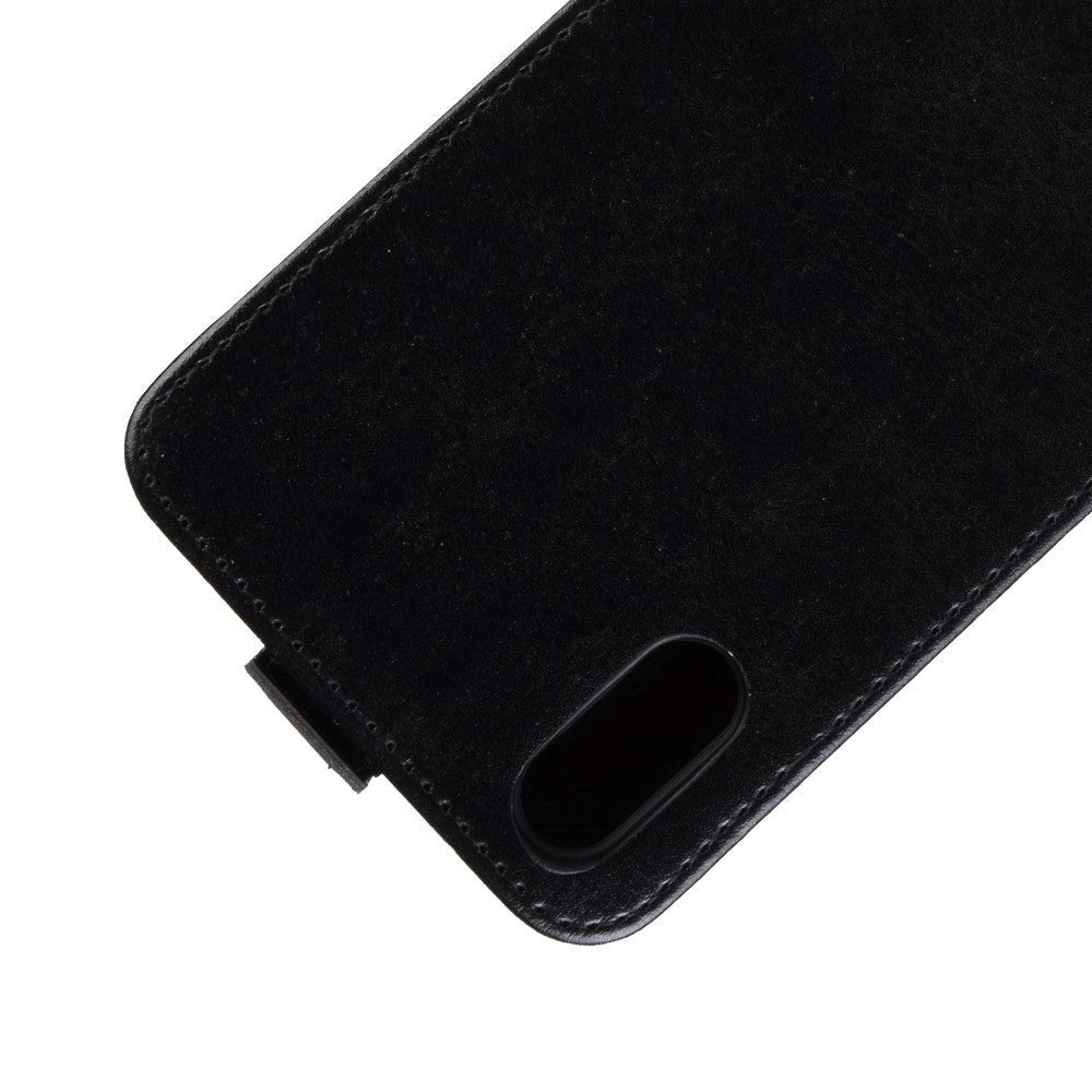 Sony Xperia L3 Leather Flip Case m. Korthållare Svart