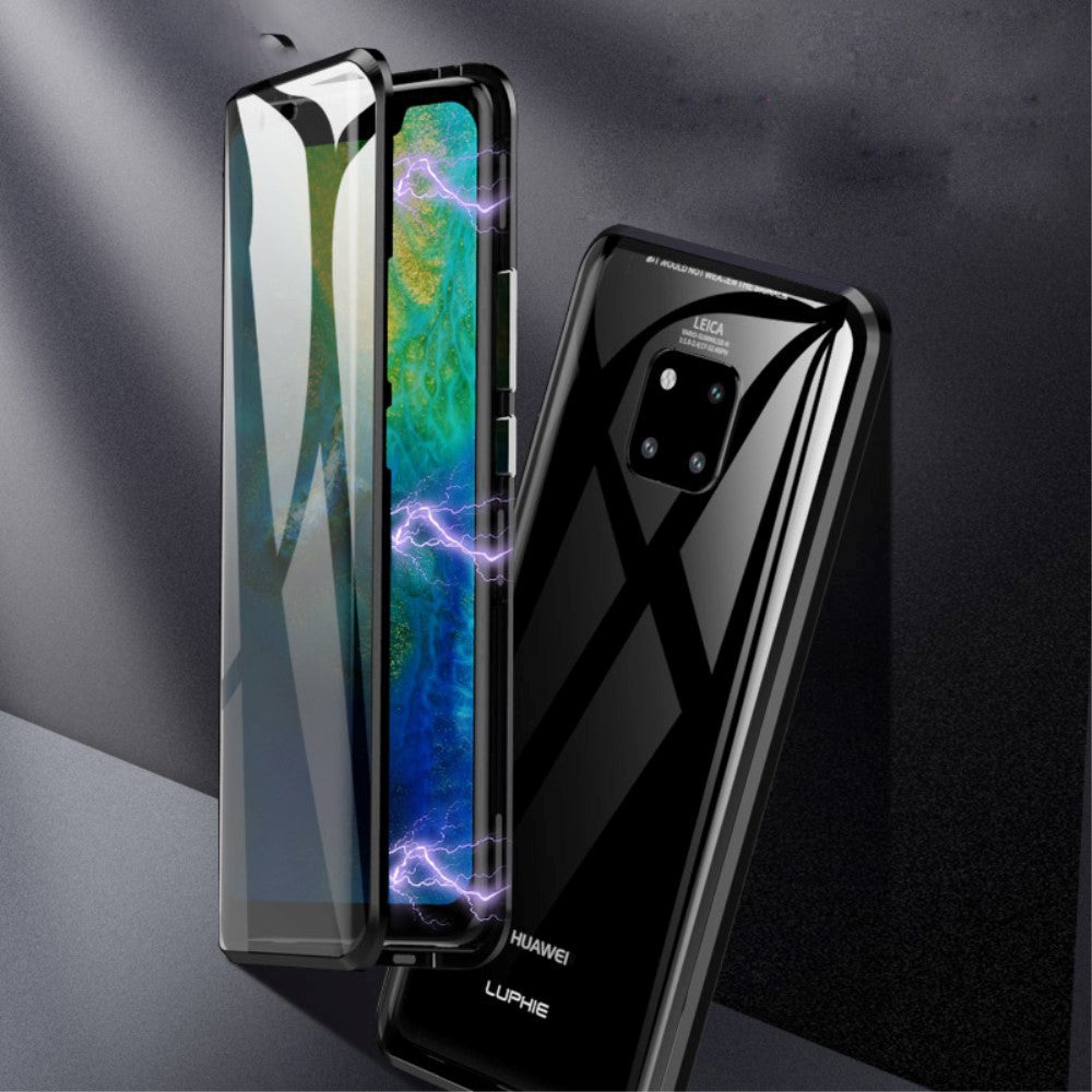 Huawei Mate 20 Pro 360-graders Skal Fram och Bak med Magnet - Svart