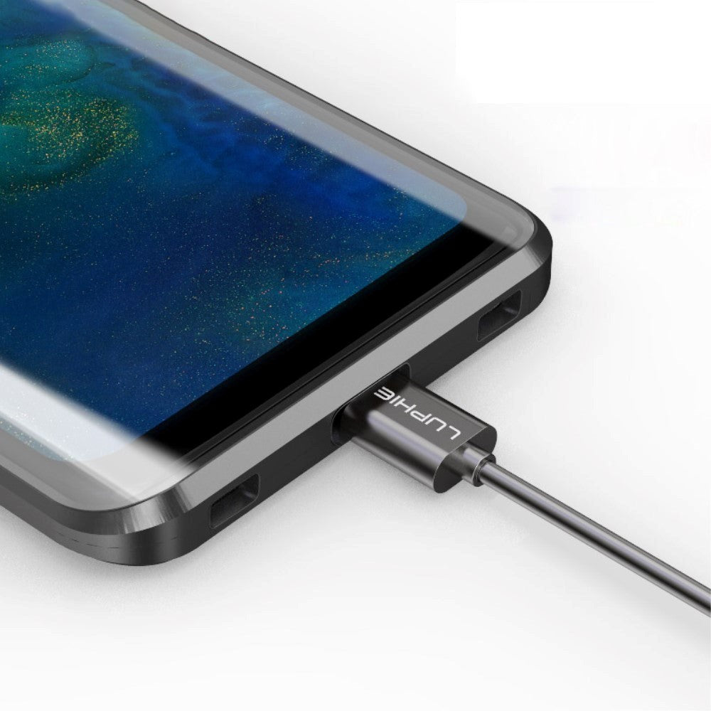 Huawei Mate 20 Pro 360-graders Skal Fram och Bak med Magnet - Svart