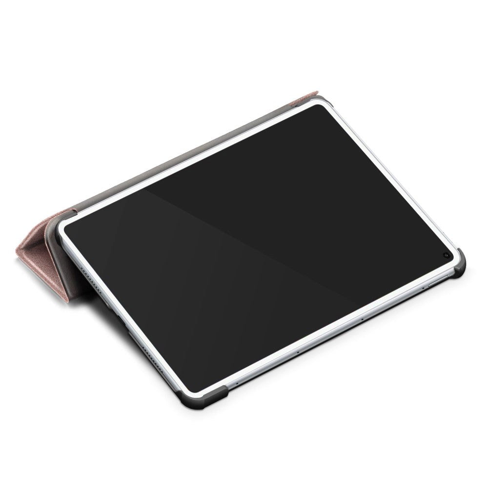 Huawei MatePad Pro 10.8 Tri-Fold Fodral - Imitationsläder - Rött Guld