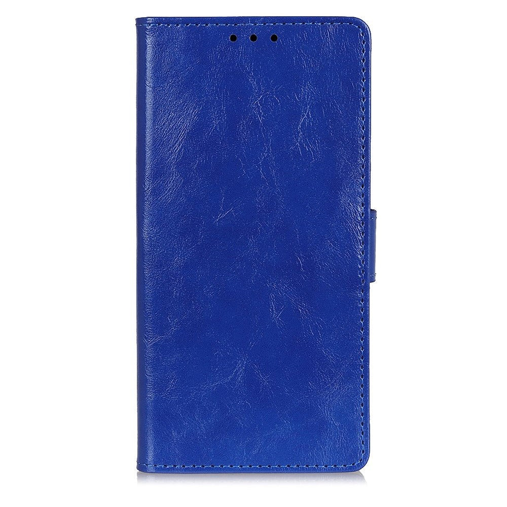 Huawei Honor 9x Lite Neutral Leather Wallet Case Blue