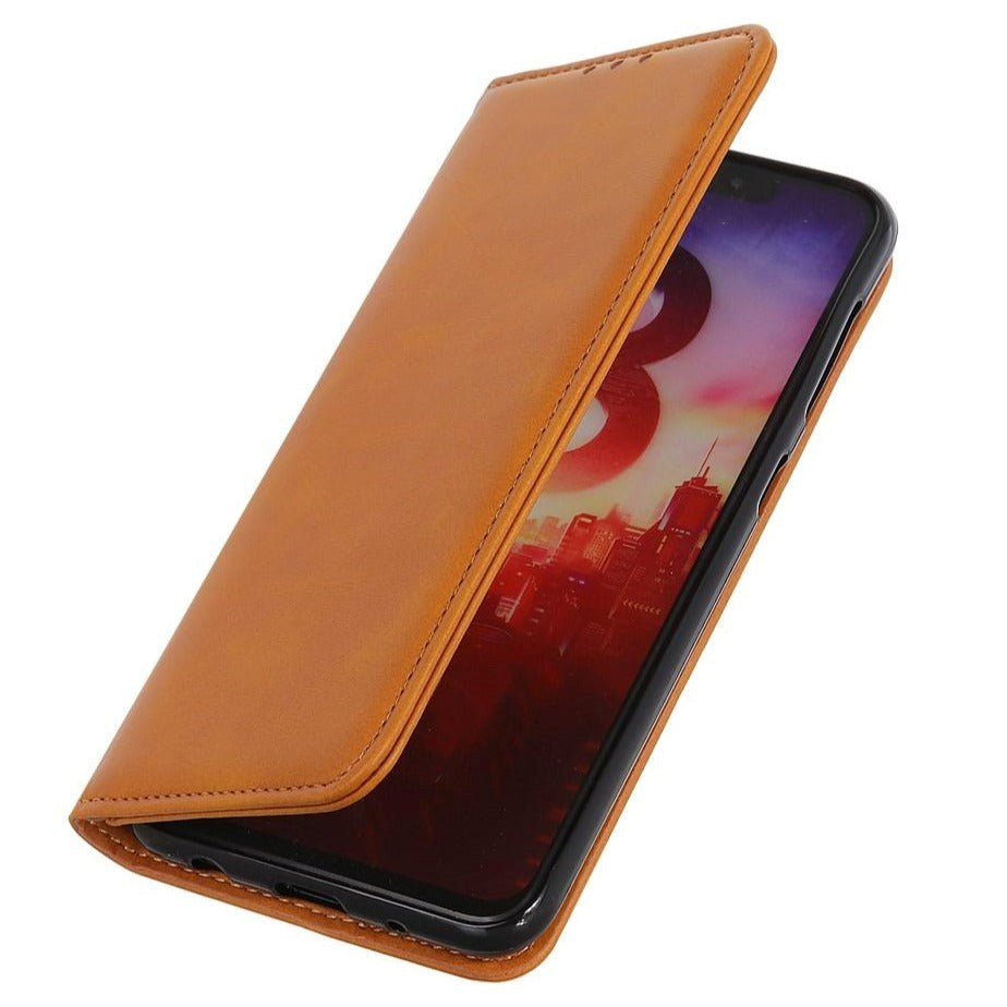 Huawei P Smart (2021) Modern läderplånbok - Brown