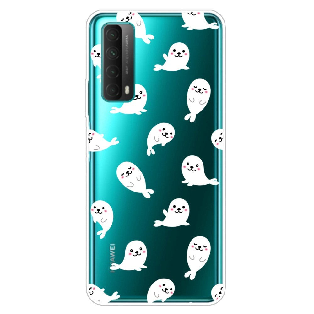 Huawei P Smart (2021) Transparent plastskal m. Sälar