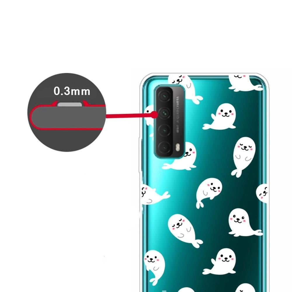 Huawei P Smart (2021) Transparent plastskal m. Sälar