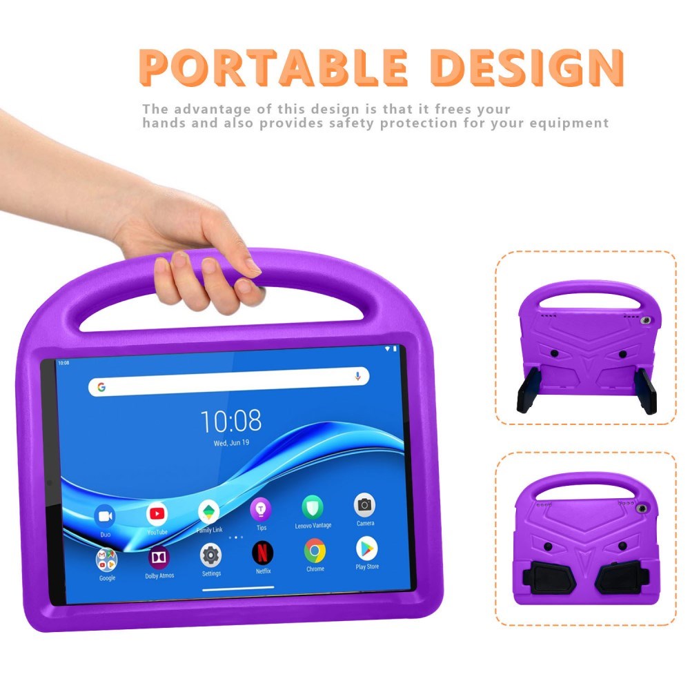 Lenovo Tab M10 HD 10.1 "(TB-X505F) / FHD 10.1" (TB-X605) Kids Case m. Stativfunktion - Lilla