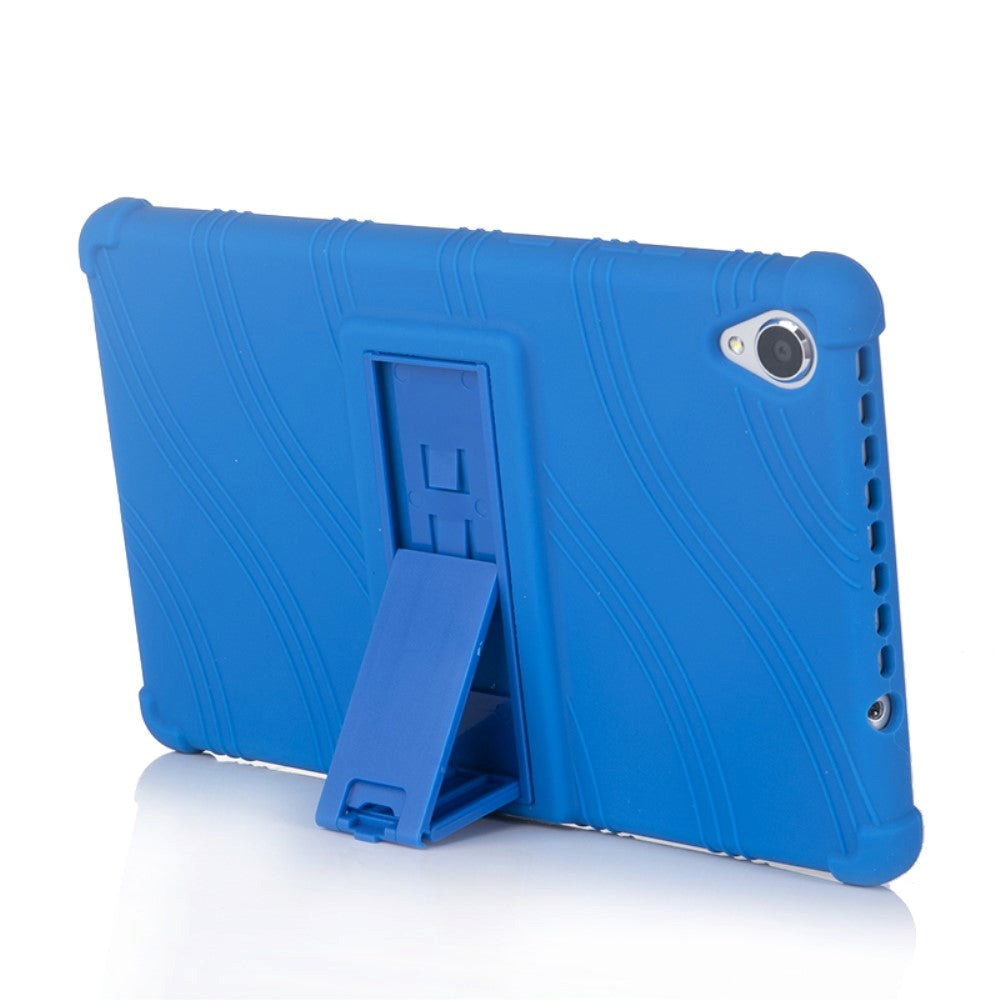Lenovo Tab M8 (2nd Gen.) 8" Silikonfodral m. Stativfunktion - Dark Blue
