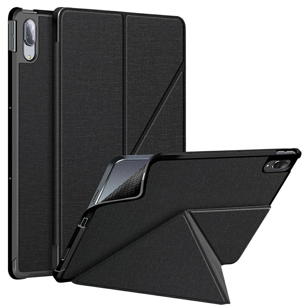 Lenovo P11 Pro Leather Origami Case - Svart