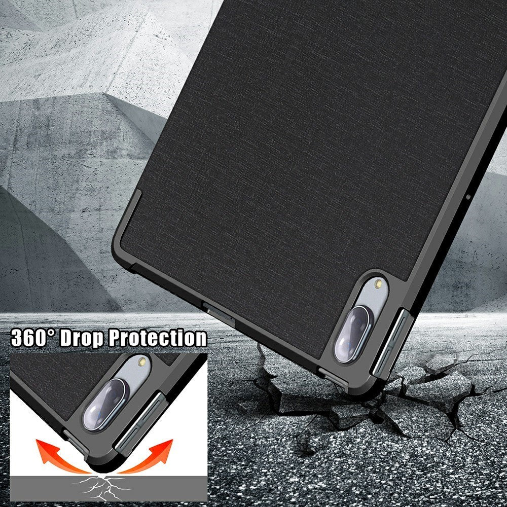 Lenovo P11 Pro Leather Origami Case - Svart