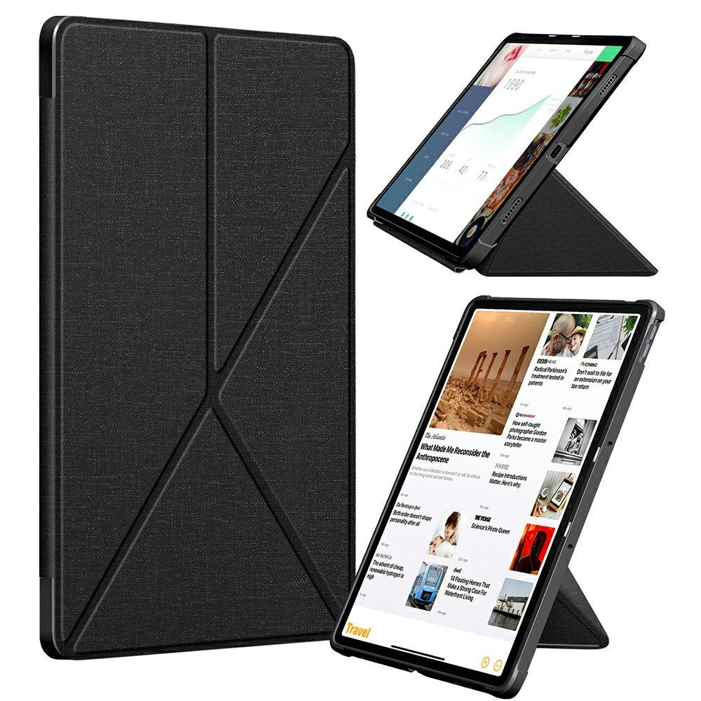 Lenovo P11 Pro Leather Origami Case - Svart