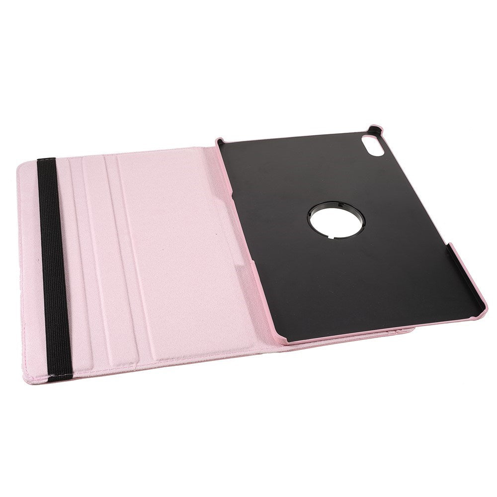Lenovo Tab P12 Pro Leather Case m. 360 graders stativfunktion - Rosa