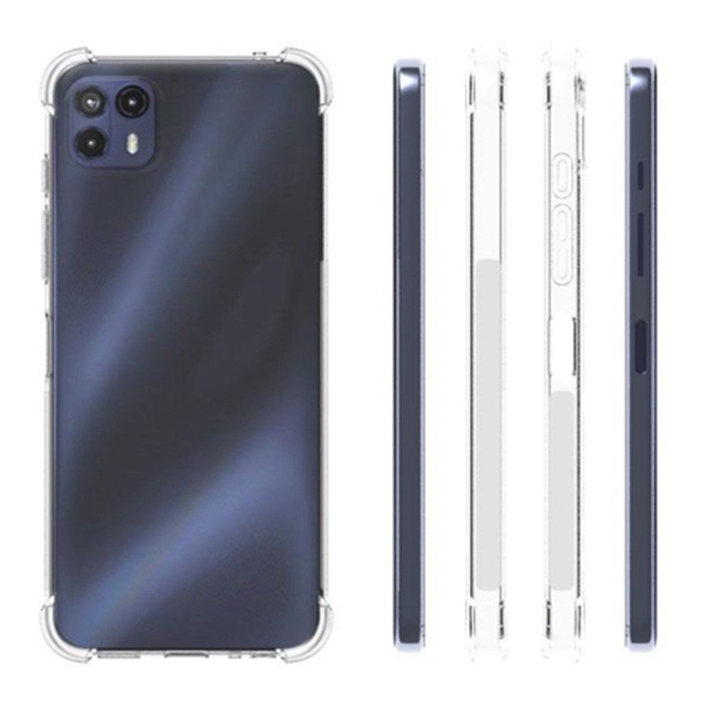 EIDERWOOD Motorola Moto G50 Plast Skal m. Stötdämpande Hörn - Genomskinlig