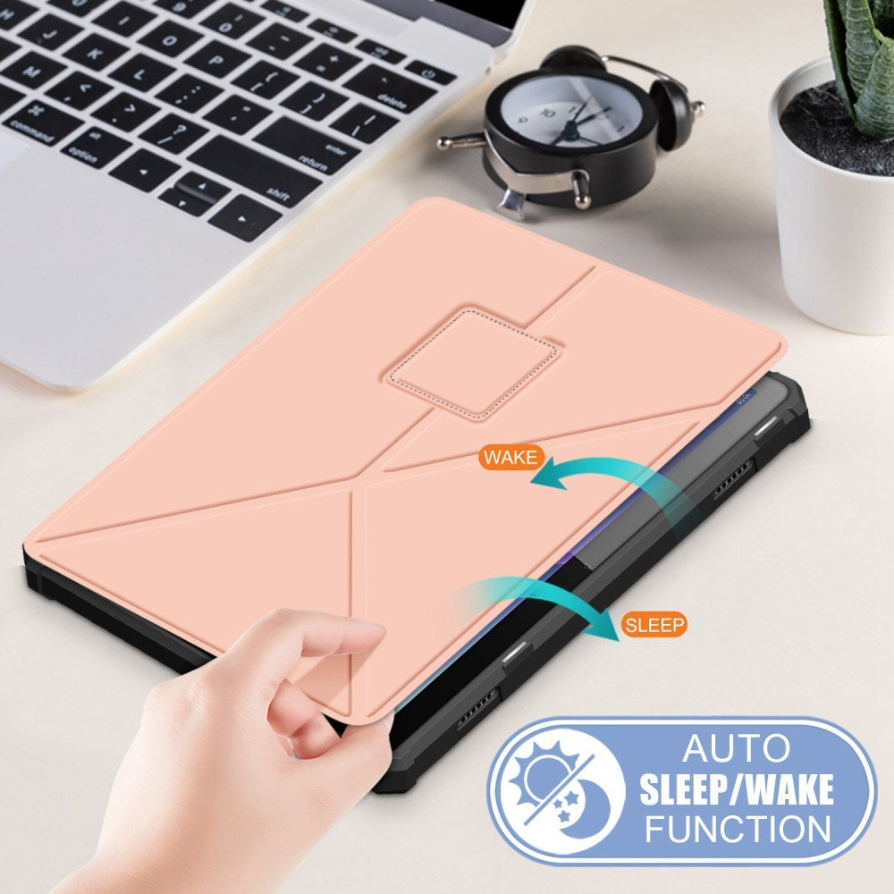 Lenovo Tab M10 Plus (3 gen) 10.6 "(TB -125F / 128F) Flexibel origami-skal - Rosa