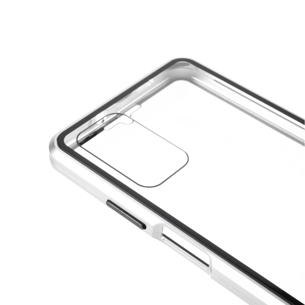 Xiaomi Poco M3 360⁰ Magnetic Case m. Glas bak och fram - silver