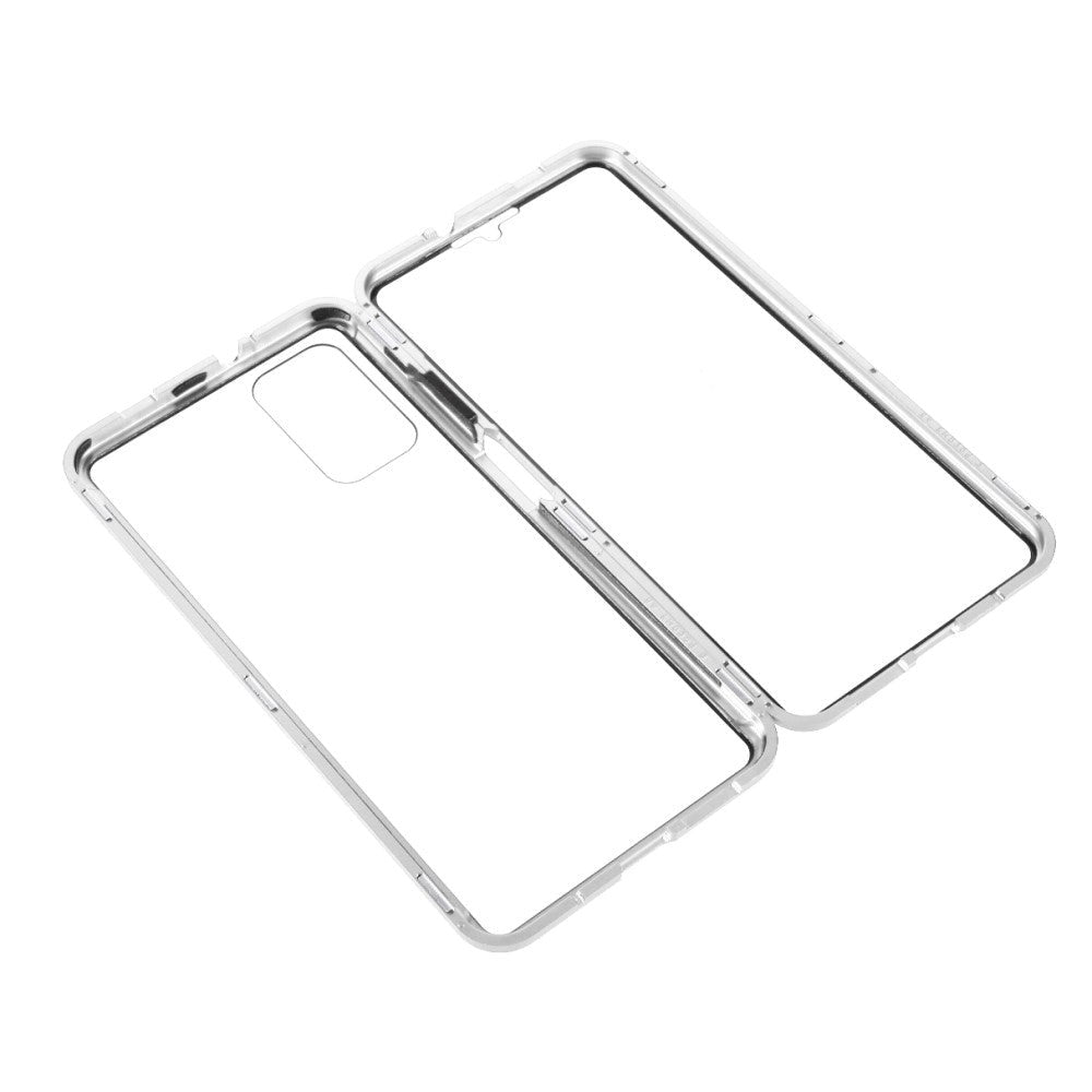 Xiaomi Poco M3 360⁰ Magnetic Case m. Glas bak och fram - silver